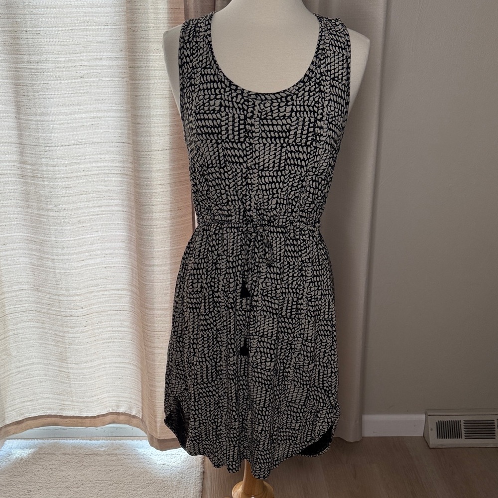 Lucky Brand Black and White Mini Dress